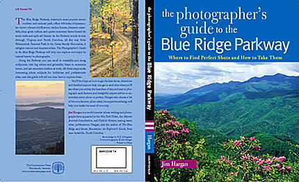 :  County, Wraparound of The Photographer's Guide to the Blue Ridge Parkway, 1st Ed, issued by Countryman Press in Spring 2010; all photography and text by Jim Hargan [Ask for #990.042.]